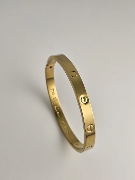 Gold Screw Cartier  – Timeless Minimalist Bracelet | Vivoura Jewellery