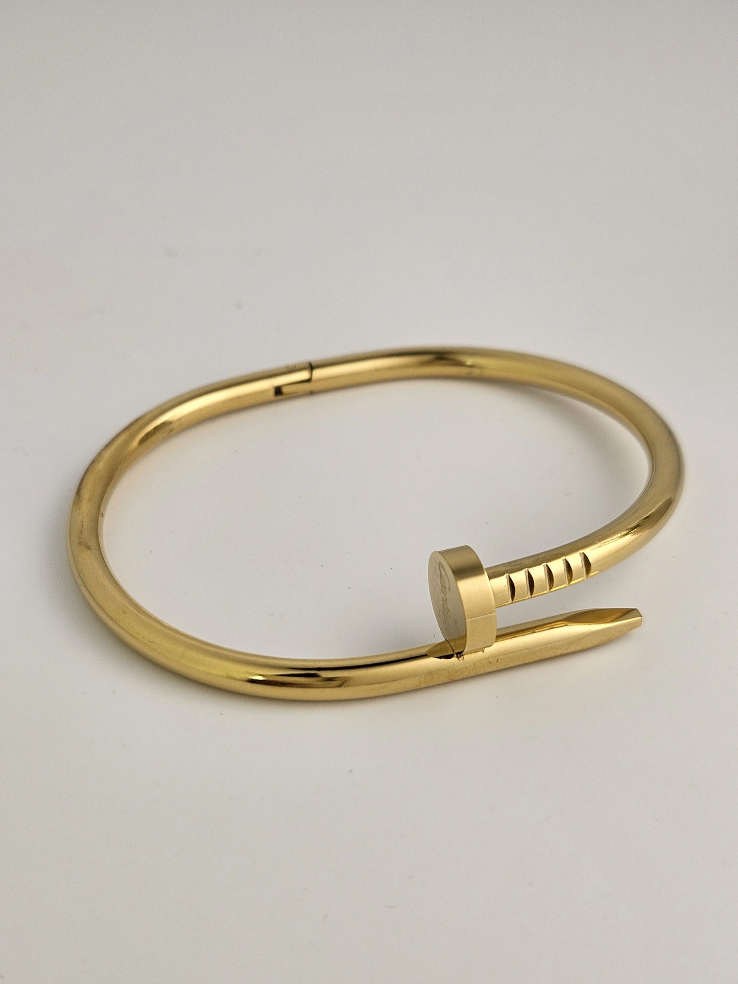 Gold Nail Cartier Bracelet – Modern Minimalist Jewelry | Vivoura Jewellery