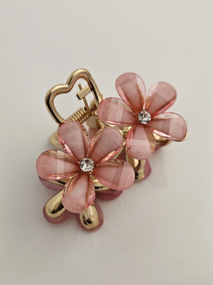 Flower Hair Claw Clips – Elegant Floral Hair Accessories for Women