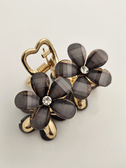 Flower Hair Claw Clips – Elegant Floral Hair Accessories for Women