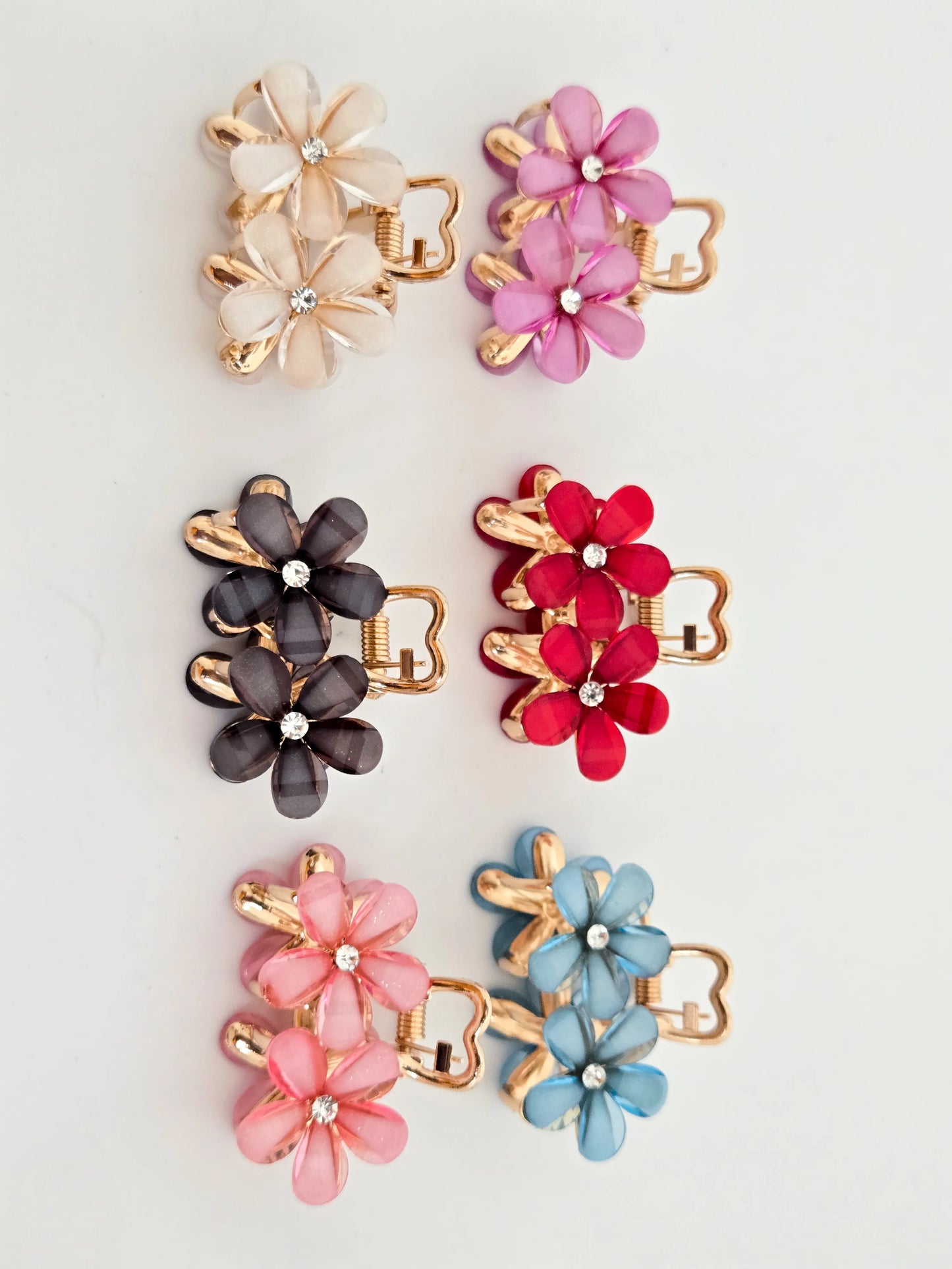 Flower Hair Claw Clips – Elegant Floral Hair Accessories for Women