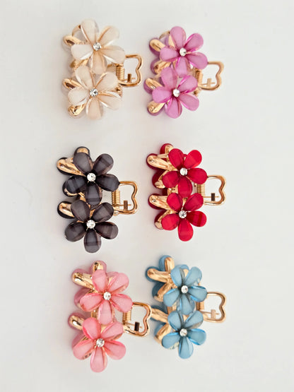 Flower Hair Claw Clips – Elegant Floral Hair Accessories for Women