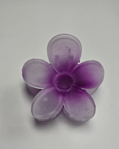 Colorful Flower Hair Clips – Cute Plastic Hair Accessories for Girls & Women